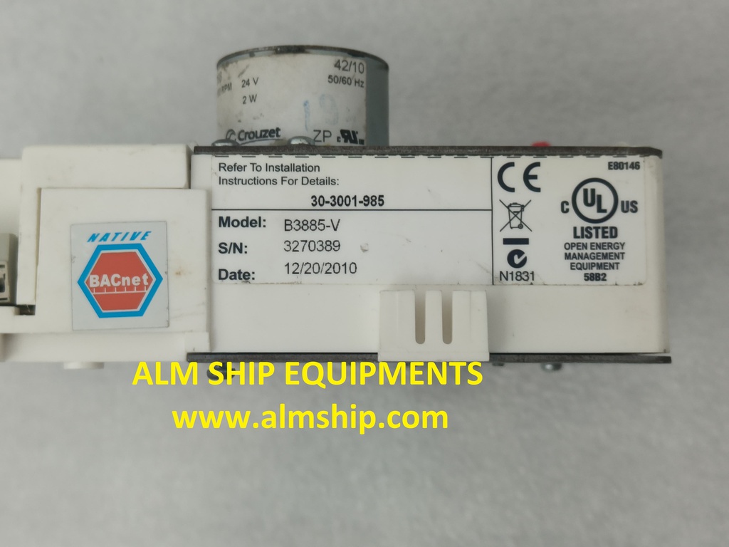 SCHNEIDER ELECTRIC B3885-V ANDOVER CONTINUUM CONTROLLER