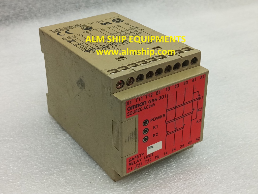 OMRON G9S-301 SAFETY RELAY UNIT