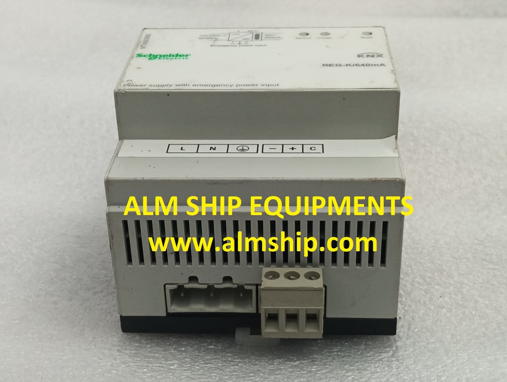 SCHNEIDER REG-K/640mA ELECTRIC POWER SUPPLY WITH EMERGENCY POWER INPUT