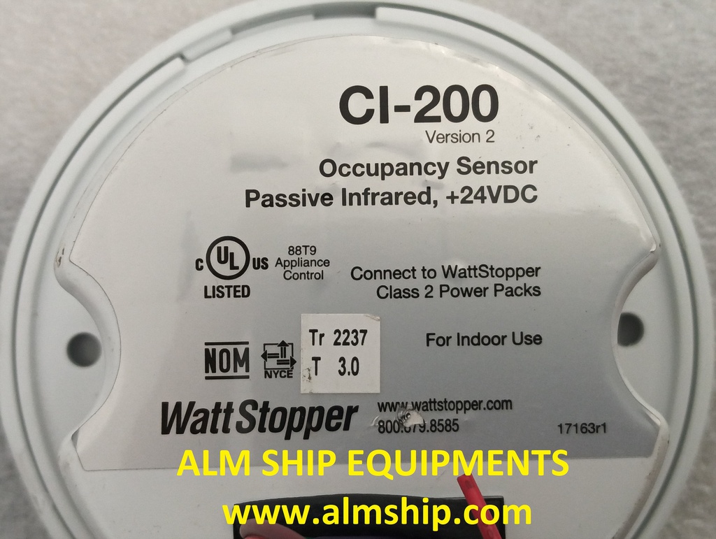WATTSTOPPER CI-200 OCCUPANCY SENSOR PASSIVE INFRARED +24VDC
