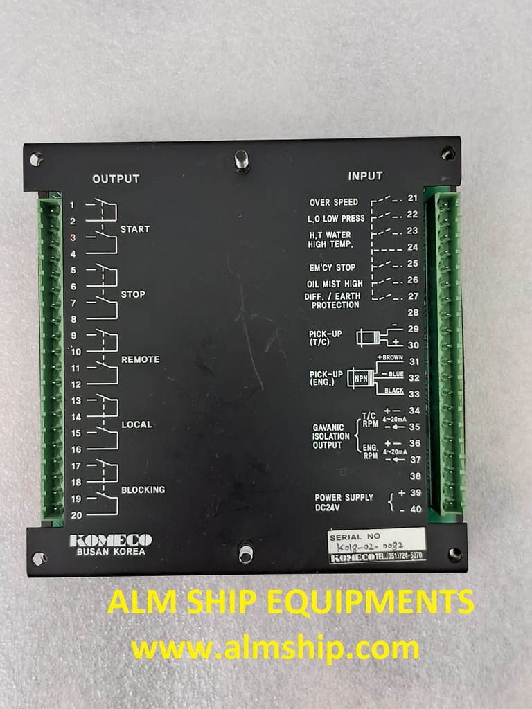 KOMECO SM-03 GI DIGITALTACHOMETER (STX ENGINE)