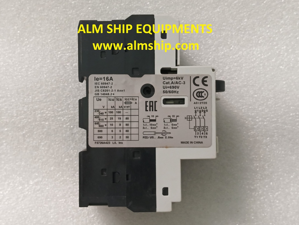 GE GPS1MSAM MANUAL MOTOR STARTER