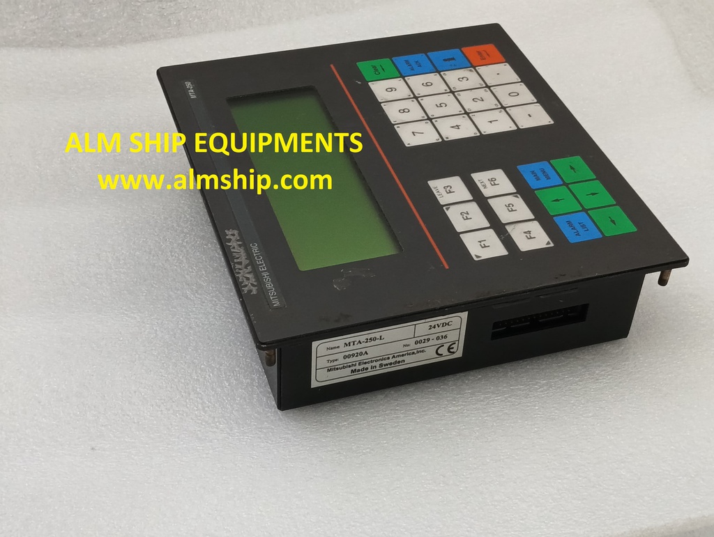 MITSUBISHI MTA-250-L (00920A) OPERATING PANEL