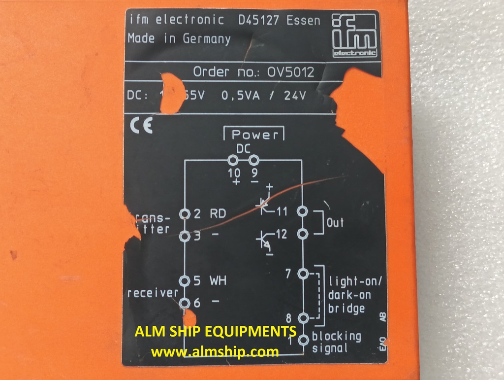 IFM D45127 (OV-5012) ELECTRONIC EFFECTOR AMPLIFIER