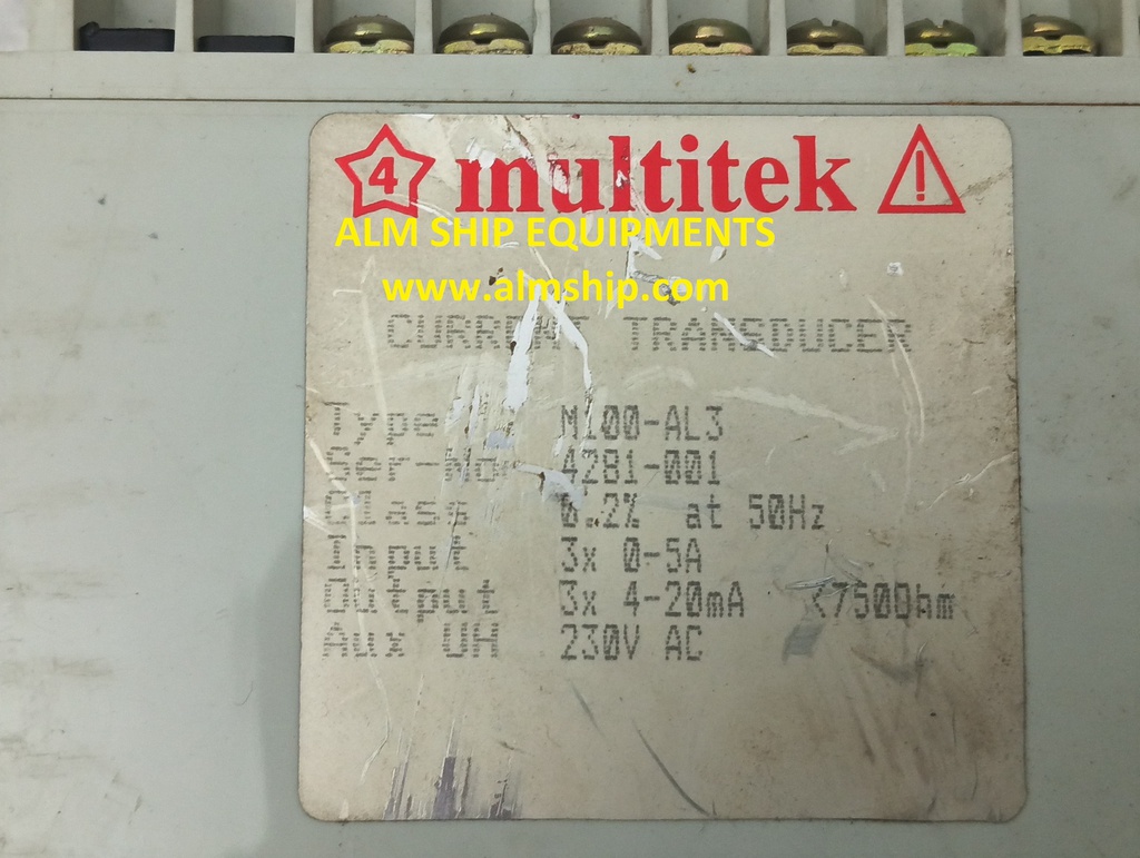 MULTITEK M100-AL3 CURRENT TRANSDUCER