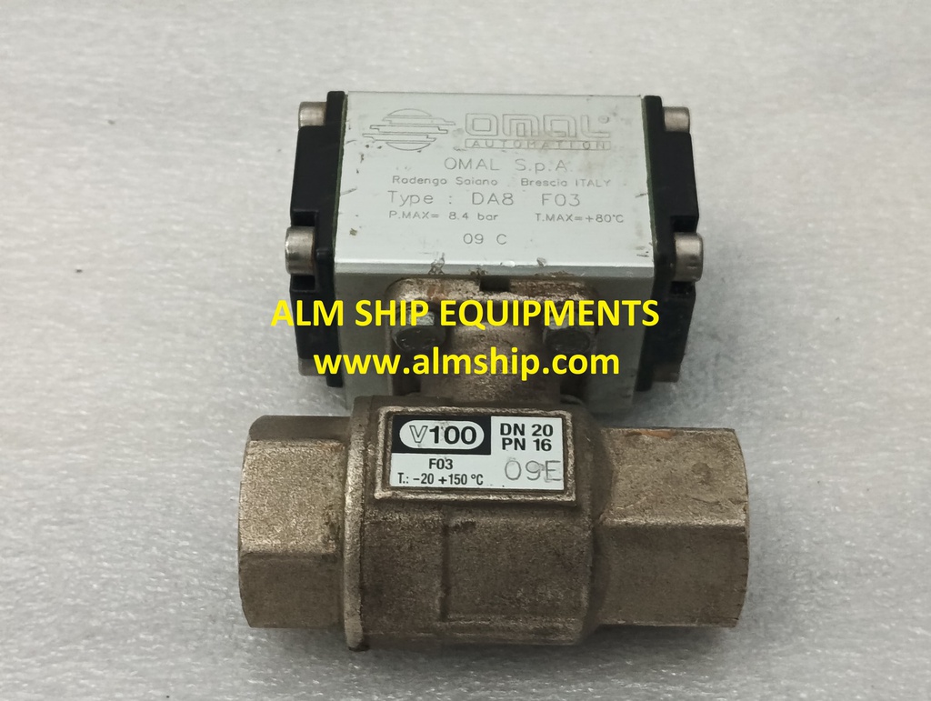 OMAL DA8-F03 PNEUMATIC ACTUATOR