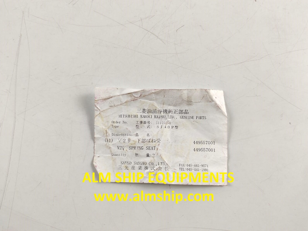 MITSUBISHI SPRING SEAT SJ40T/SJ40P