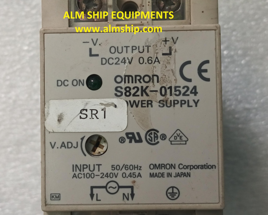 OMRON S82K-01524 POWER SUPPLY