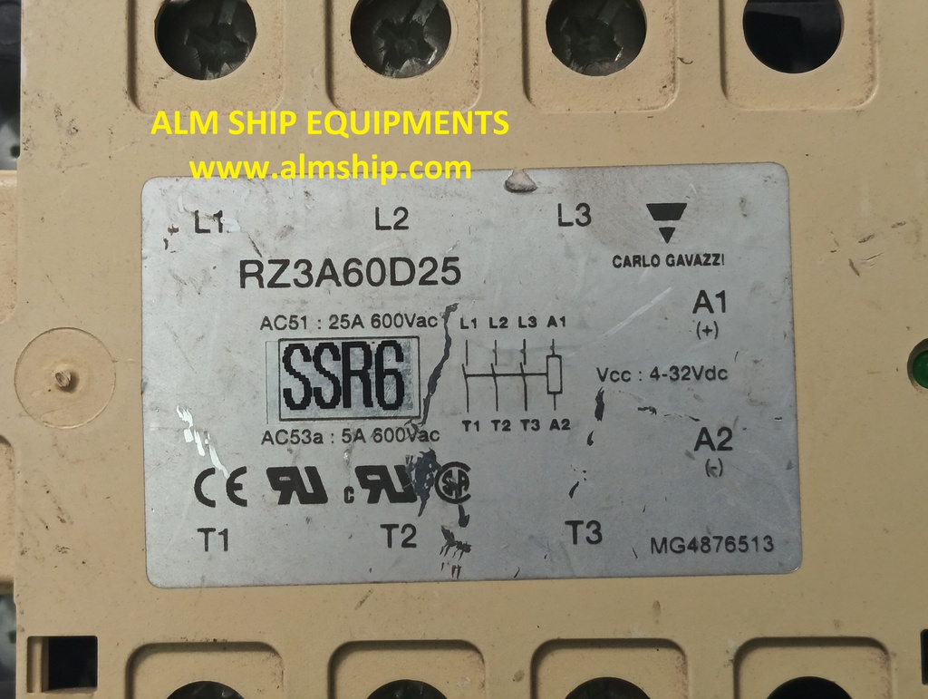 CARLO GAVAZZI RZ3A60D25 SOLID STATE RELAY