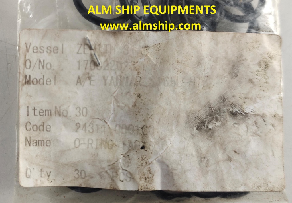 YANMAR O-RING 1 AP 16.0 S165