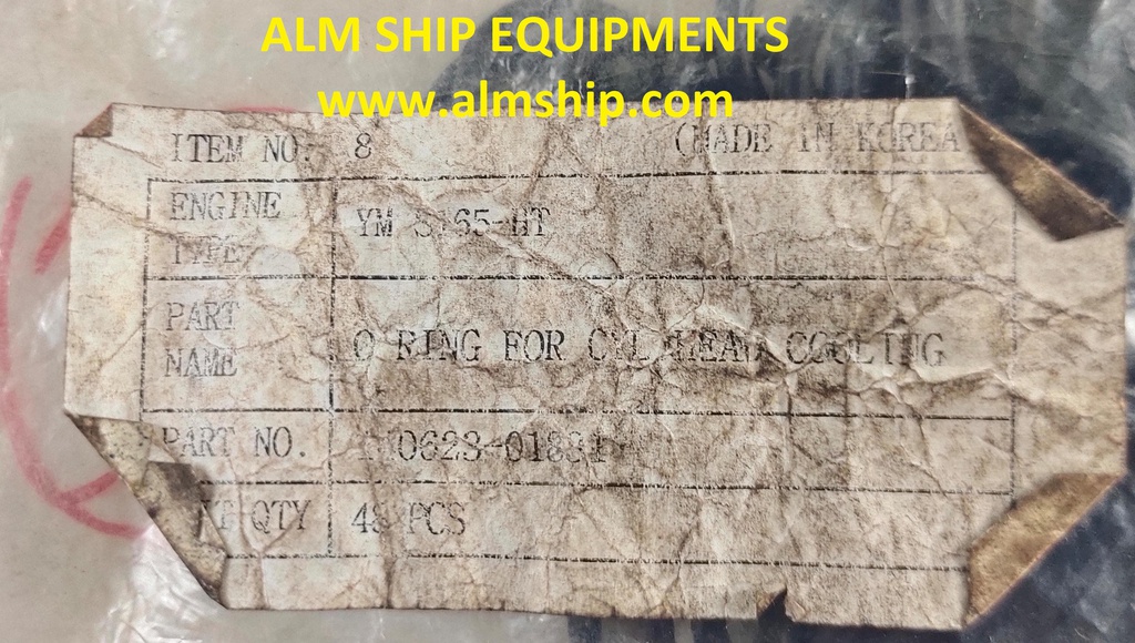 YANMAR O-RING FOR CYL. HEAD COOLING S165