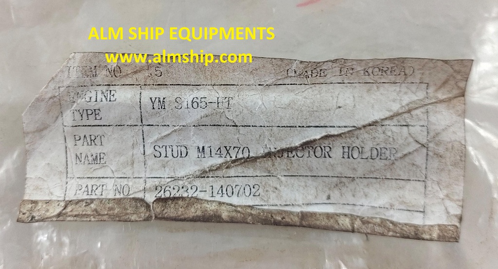 YANMAR STUD M14*70 INDICATOR HOLDER S165