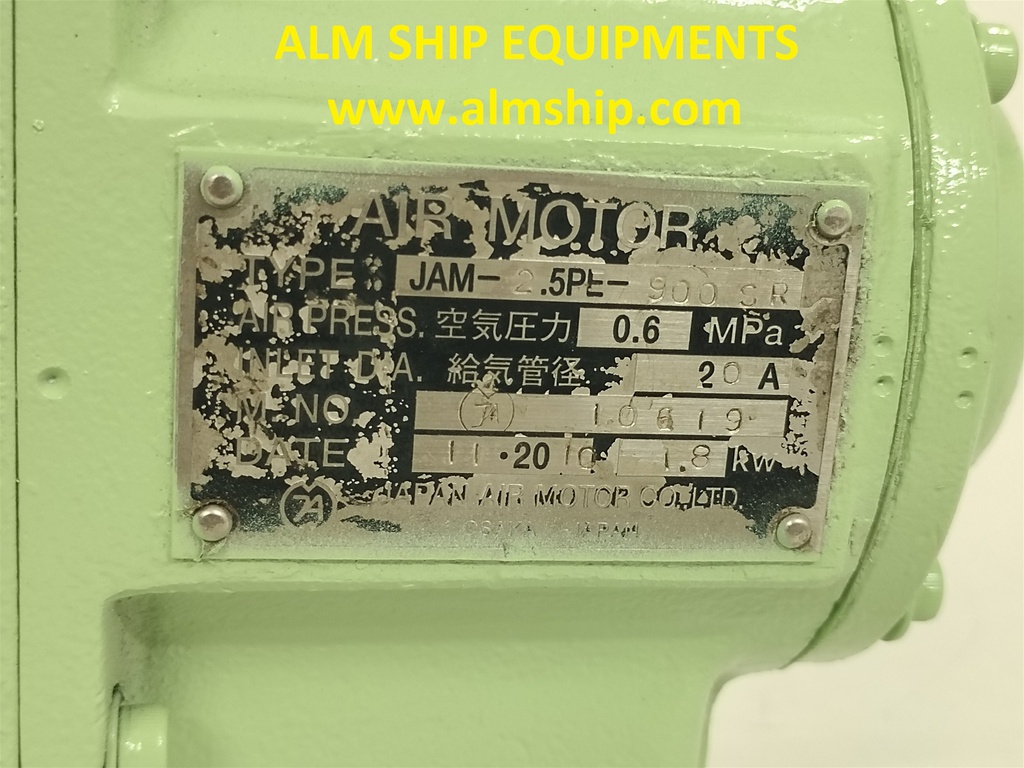 JAPAN AIR MOTOR JAM-2.5PE-900 SR