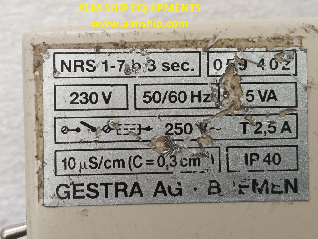GESTRA NRS1-7B LEVEL SWITCH