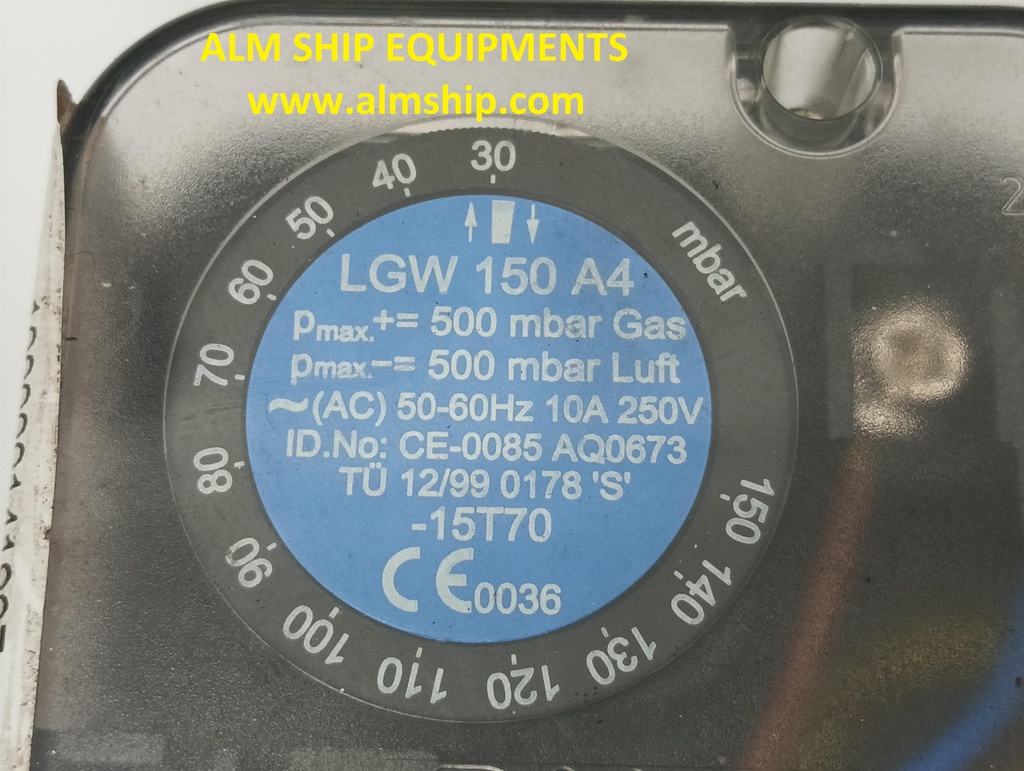 PRESSURE SWITCH/ DUNGS/ LGW-150 A4