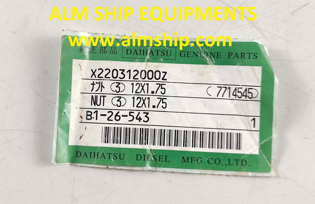 DAIHATSU NUT 12*1.75 DL-24