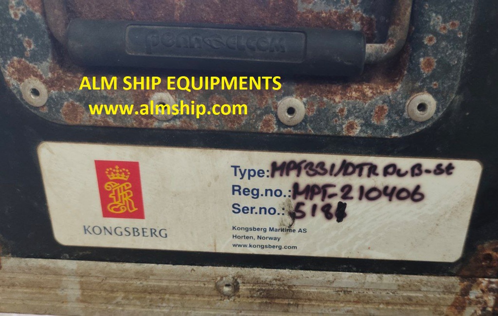 KONGSBERG MARITIME AS HYDROACOUSTICS TRANSPONDER (SIMRAD) MPT 331/DTR DUB-ST. 102- 210407