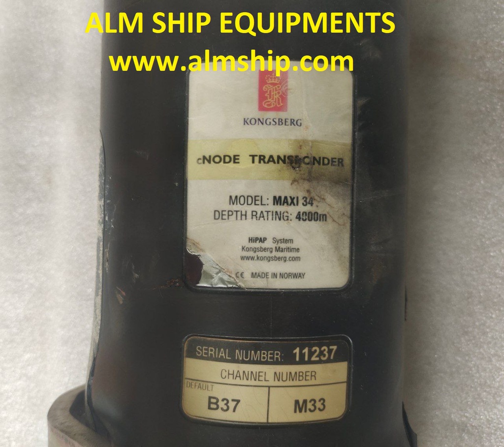 HIPAP SYSTEM KONGSBERG MARITIME A.S. CNODE TRANSPONDER (SIMRAD)