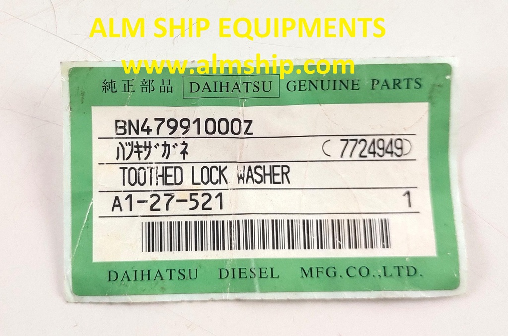 DAIHATSU TOOTHED LOCK WASHER