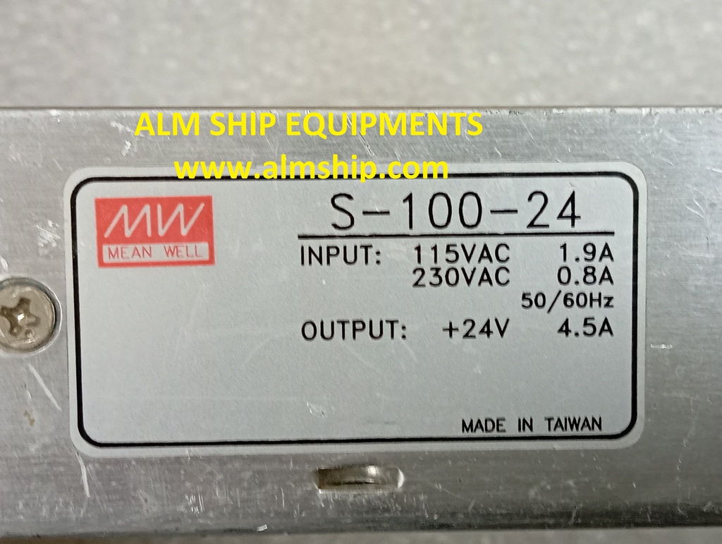 POWER SUPPLY/ MW/ S-100-24