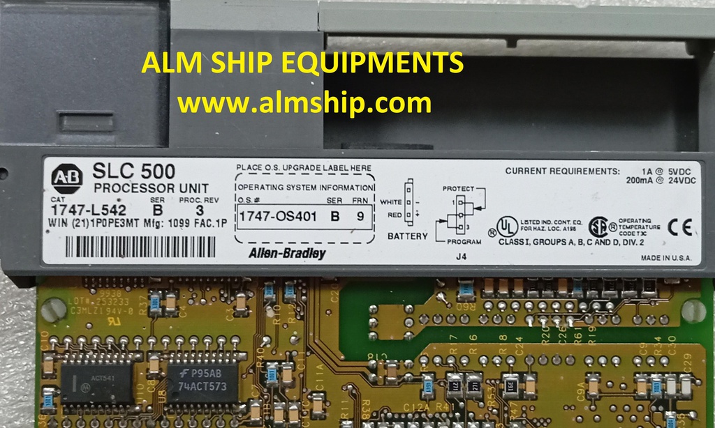 PROCESSOR UNIT/ ALLEN BRADELY/ SLC 500/ 1747-L542