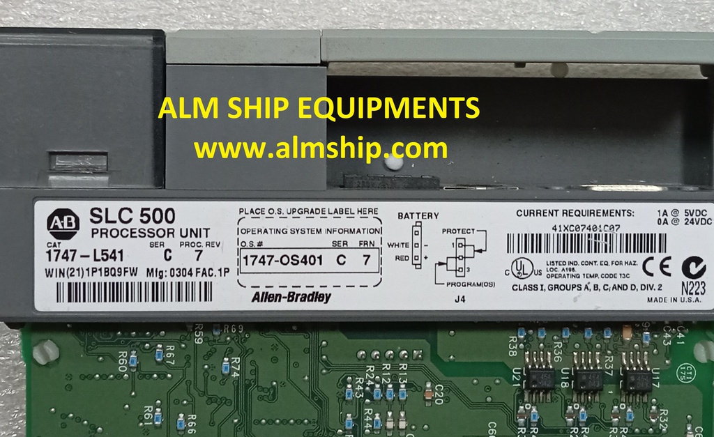 PROCESSOR UNIT/ ALLEN BRADELY/ 1747-L541/ SLC 500