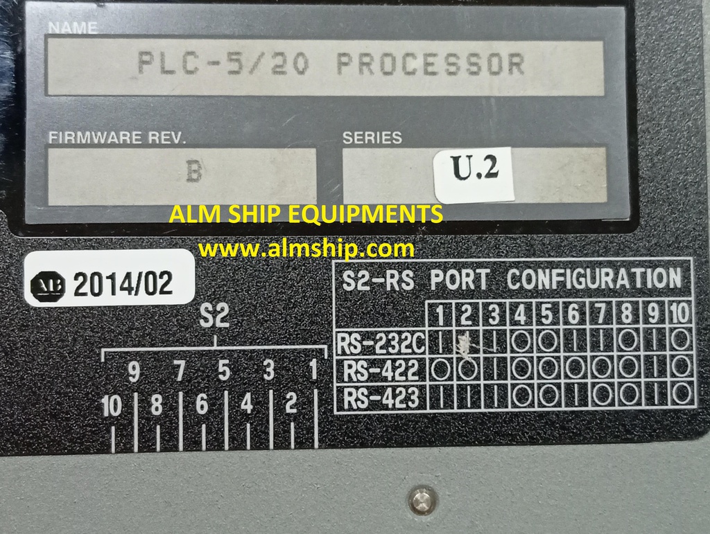 PLC-5/20 PROCESSOR MODULE/ ALLEN BRADELY/ 1785-L20B C