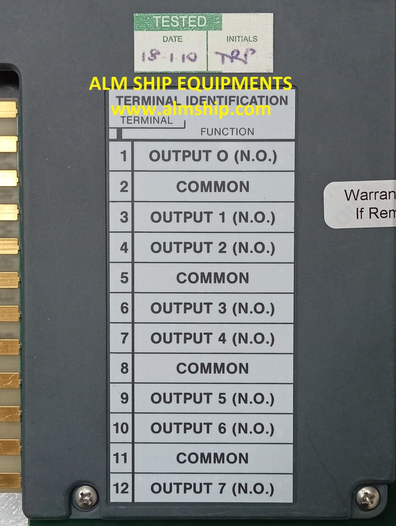 CONTACT OUTPUT MODULE/ ALLEN BRADELY/ 1771-OZ