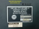 CONTACT OUTPUT MODULE/ ALLEN BRADELY/ 1771-OZ