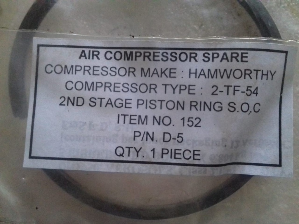 2ND STAGE OIL RING