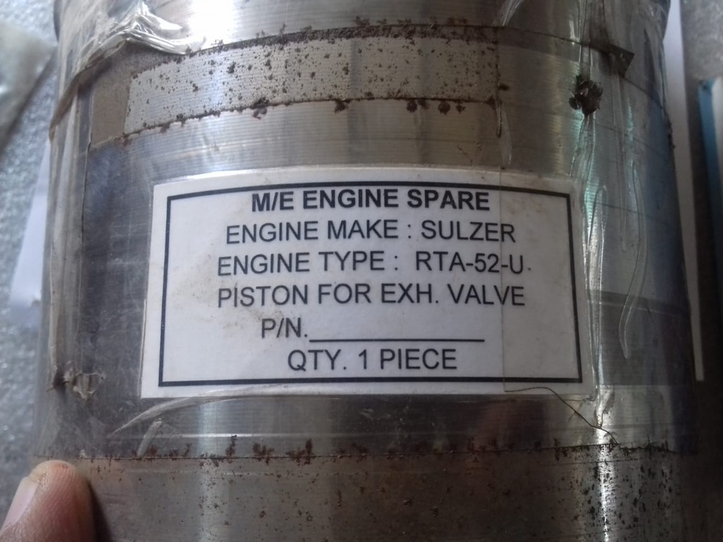 PISTON FOR EXH. VALVE