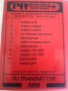 PR ELECTRONICS R/1 TRANSMITTER 2202