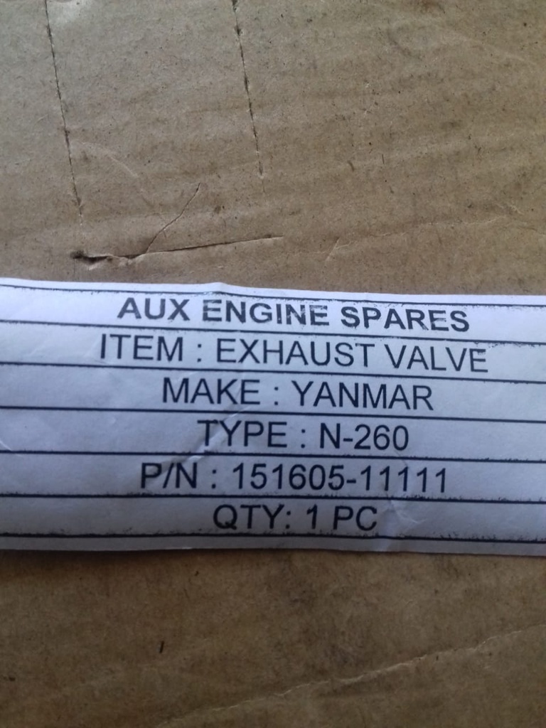 EXHAUST VALVE