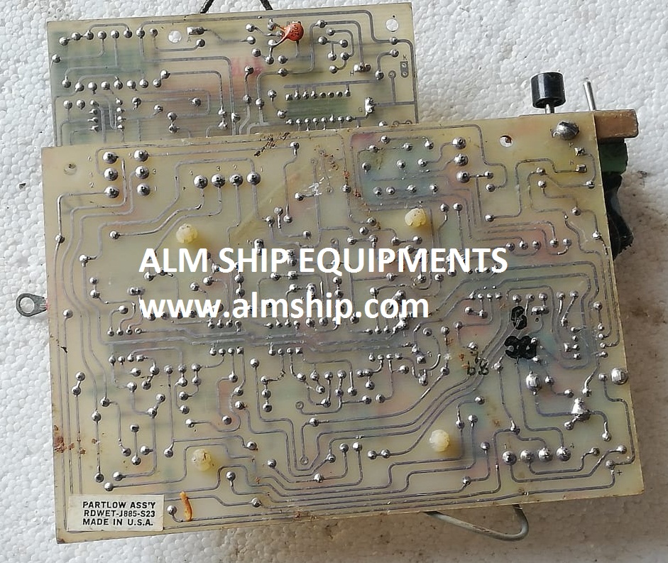 PARTLOW ASSY. PCB RDWET-J885-S23