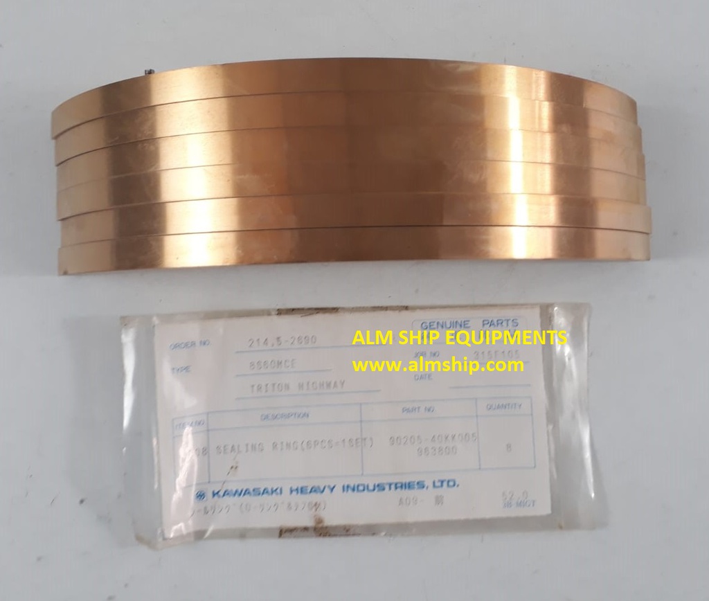 Sealing Ring P/N 90205-40KK005 963800 For Kawasaki 8S60MCE