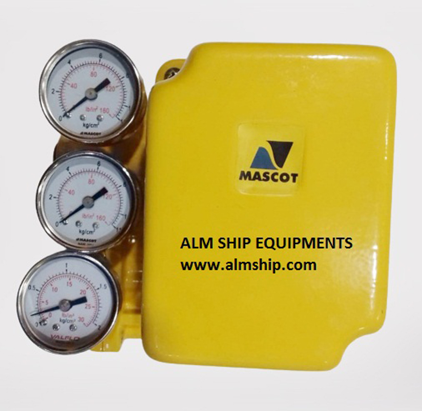 MASCOT PNEUMATIC VALVE POSITIONER WITH GAUGE SUITABLE FOR LINEAR