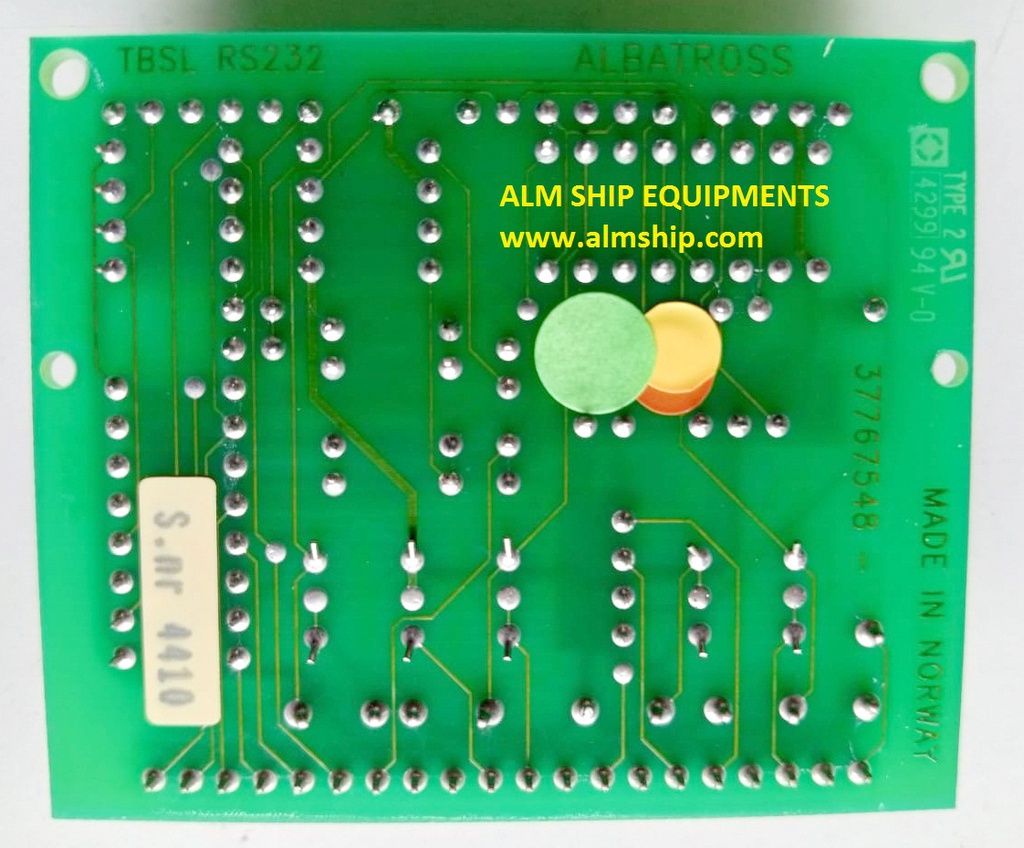 ALBATROSS 37767522 TBSL RS232 37767548 ISOLATED ADAPTER PCB BOARD