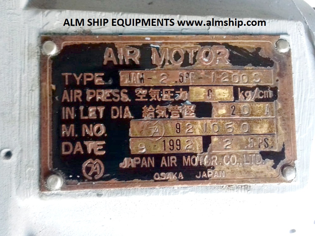 JAM-2.5PE-1200C FOR JAPAN AIR MOTOR