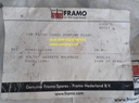 Framo Bolts/Gaskets Bulk Head Kit
