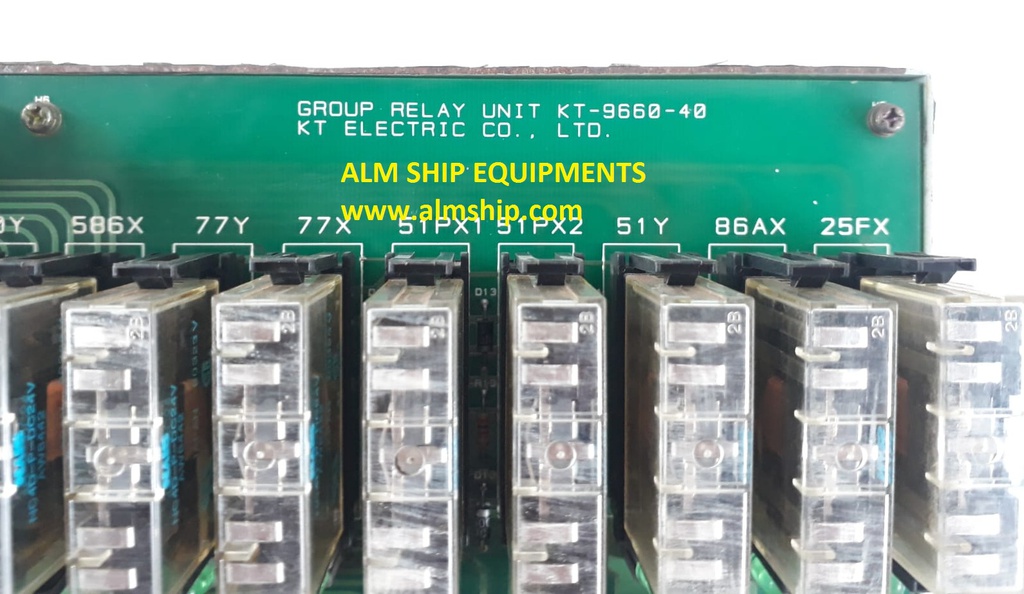 KT ELECTRIC KT-9660-40 GROUP RELAY UNIT