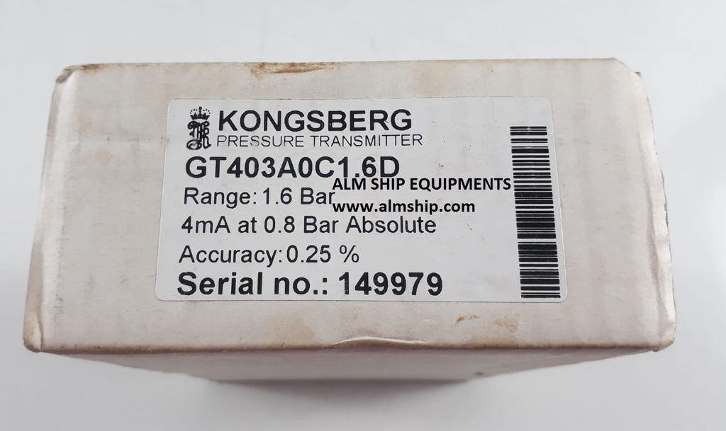 Kongsberg Pressure Transmitter