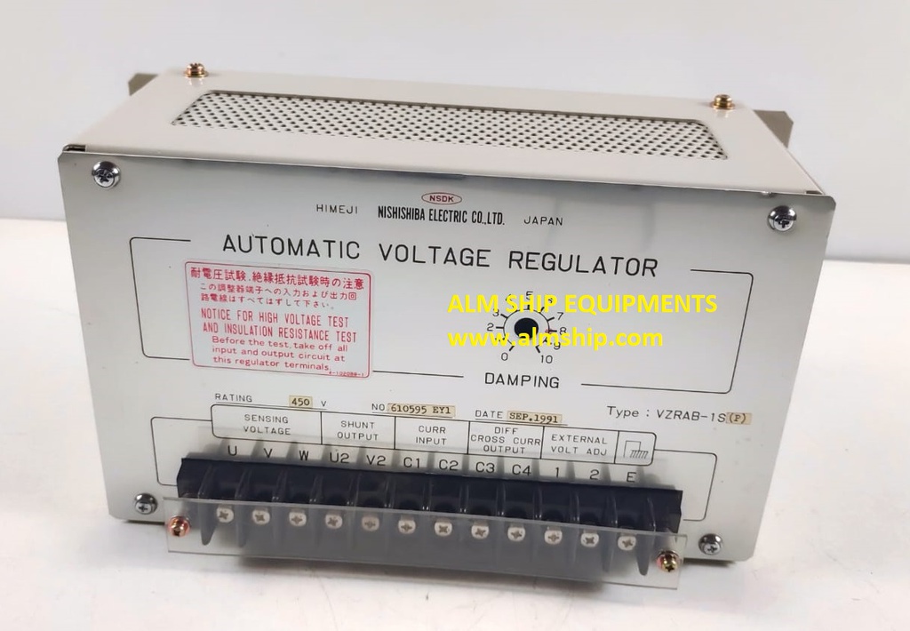 VZRAB-1S(P) AUTOMATIC VOLTAGE REGULATOR (AVR)