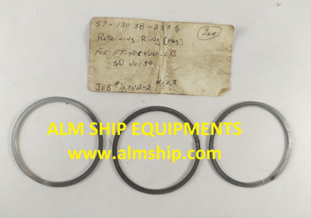 RETAINING RING (HOG) 57-130 38-237 FT-40C 400-LB