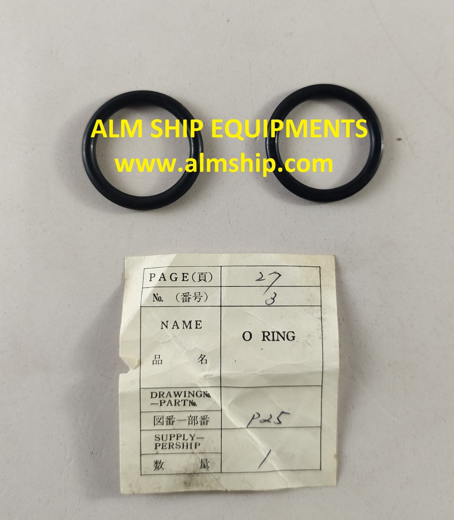 FRAMO O-RING P25 PAGE-27