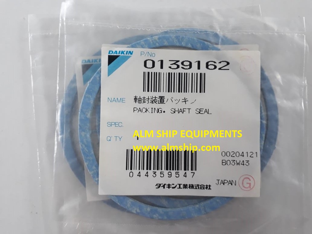 PACKING SHAFT SEAL