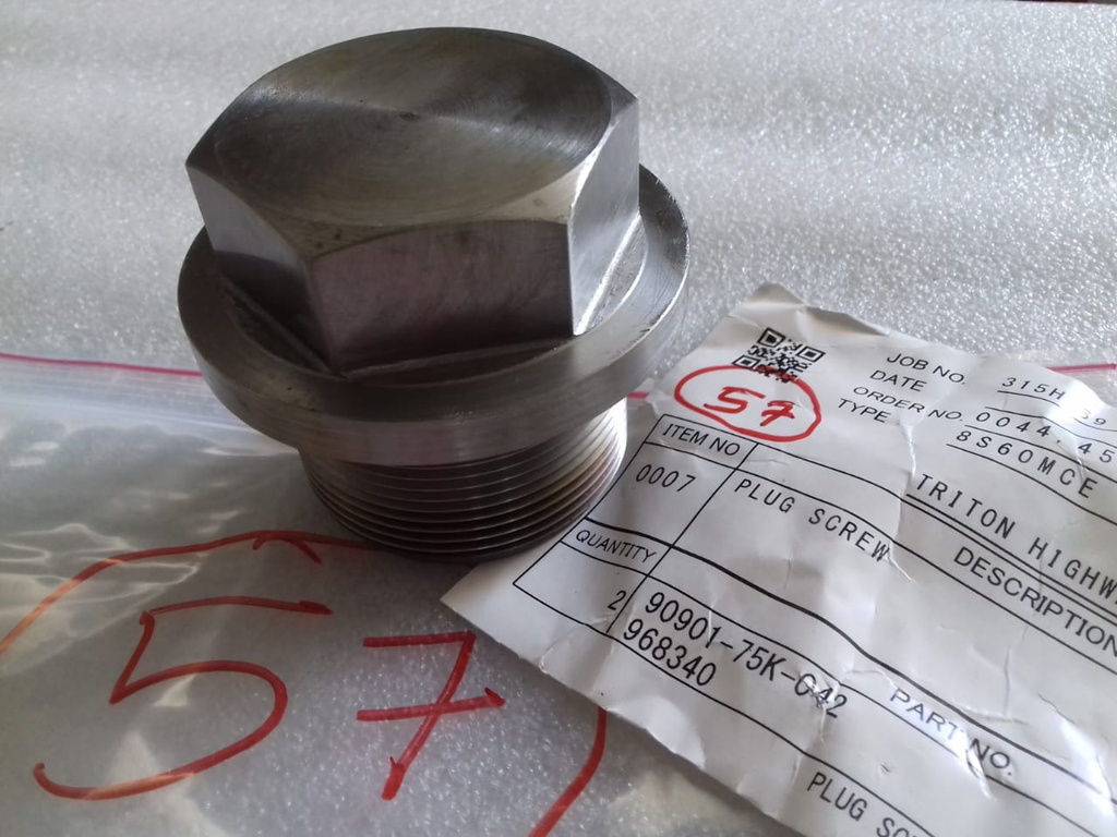 PLUG SCREW-KAWASAKI 8S60MCE