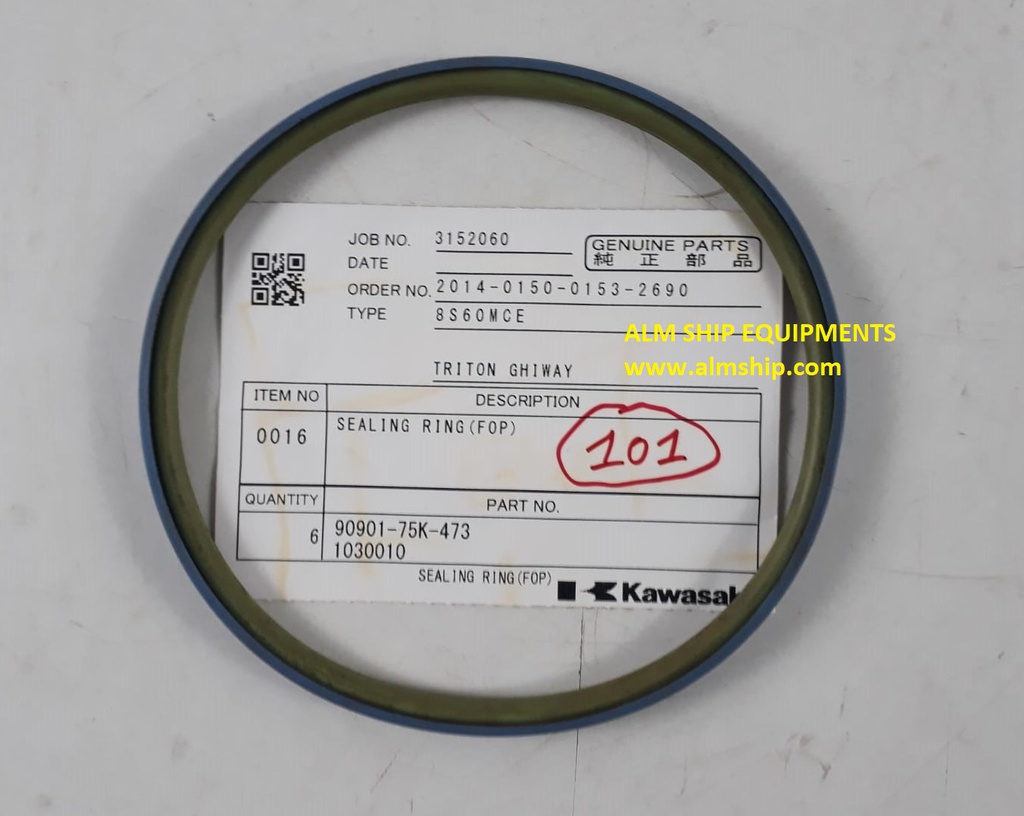 SEALING RING (FOP)-KAWASAKI 8S60MCE