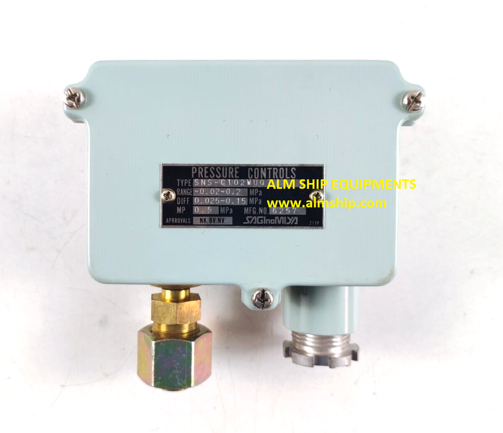 Saginomiya SNS-C102WUQ Pressure Controls