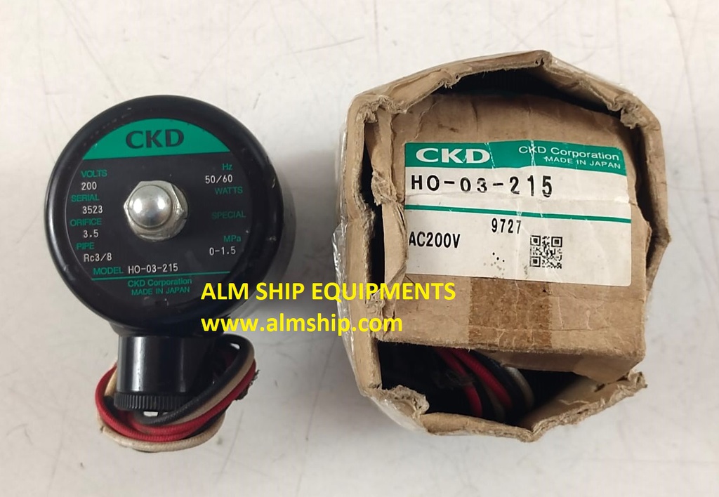 CKD HO-03-215 Solenoid Valve