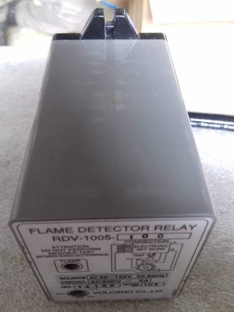 VOLCANO FLAME DETECTOR RELAY RDV-1005-100